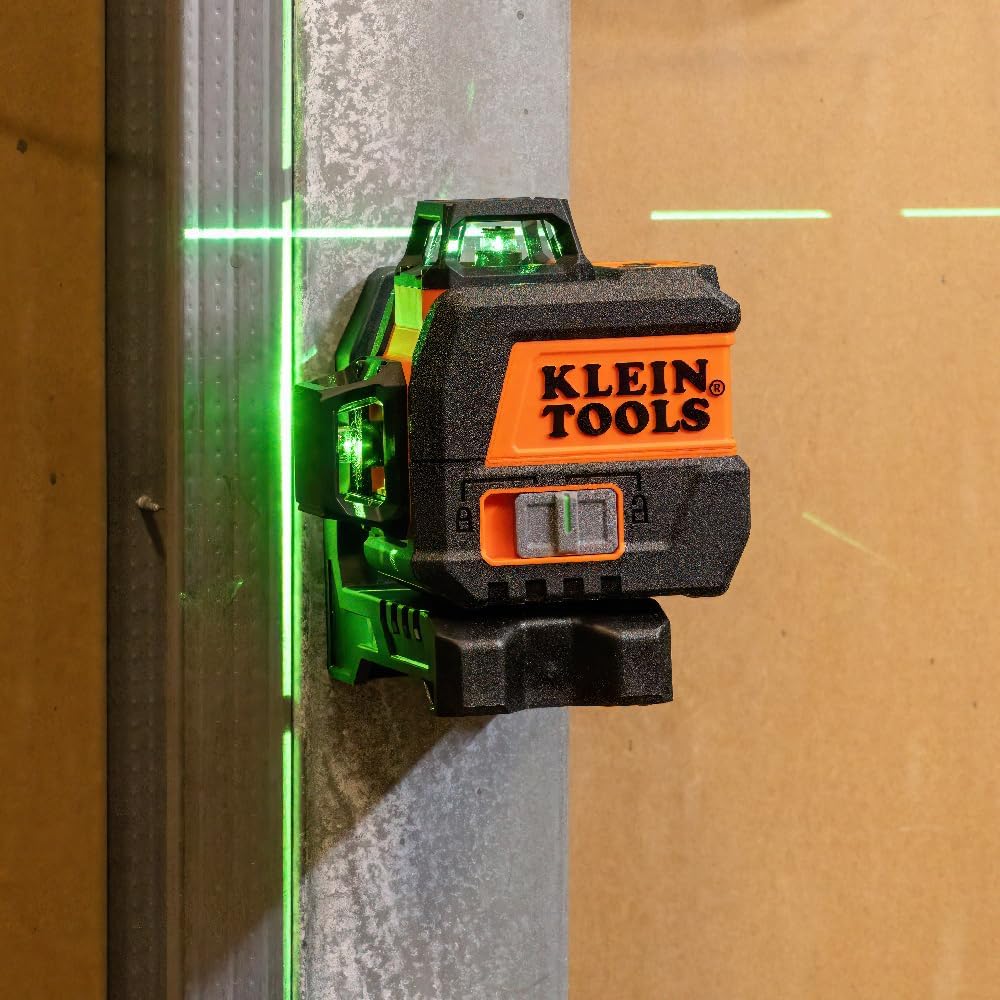 Compact Self-Leveling Laser Level, Green 360-Degree Planes, Rechargeable A2408
