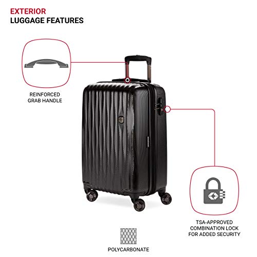 Expandable Hardside Carry-On Luggage with Spinner Wheels and TSA Lock F31623