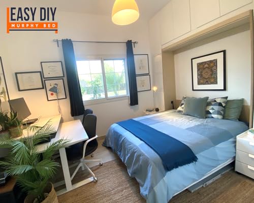 Queen Size DIY Murphy Bed Hardware Kit – Vertical Wall Bed, Space-Saving L424