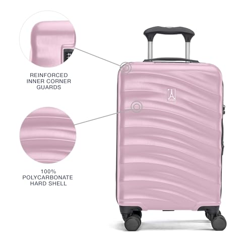 Hardside Expandable Carry-On Luggage with 8 Spinner Wheels and TSA Lock J560758