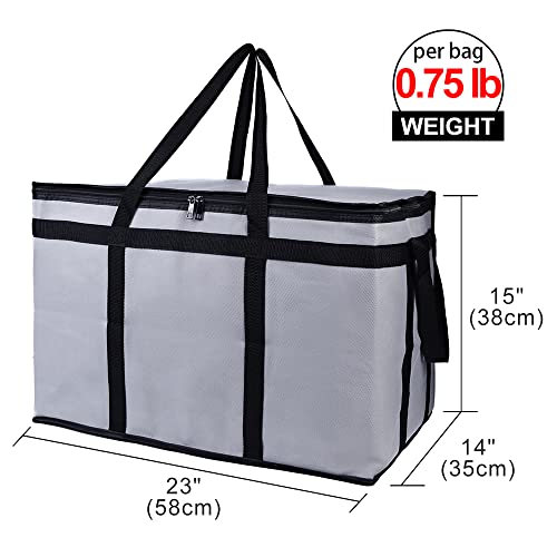 Insulated Food Delivery Bag Hot Cold Meal Carrier Cooler Tote K646948