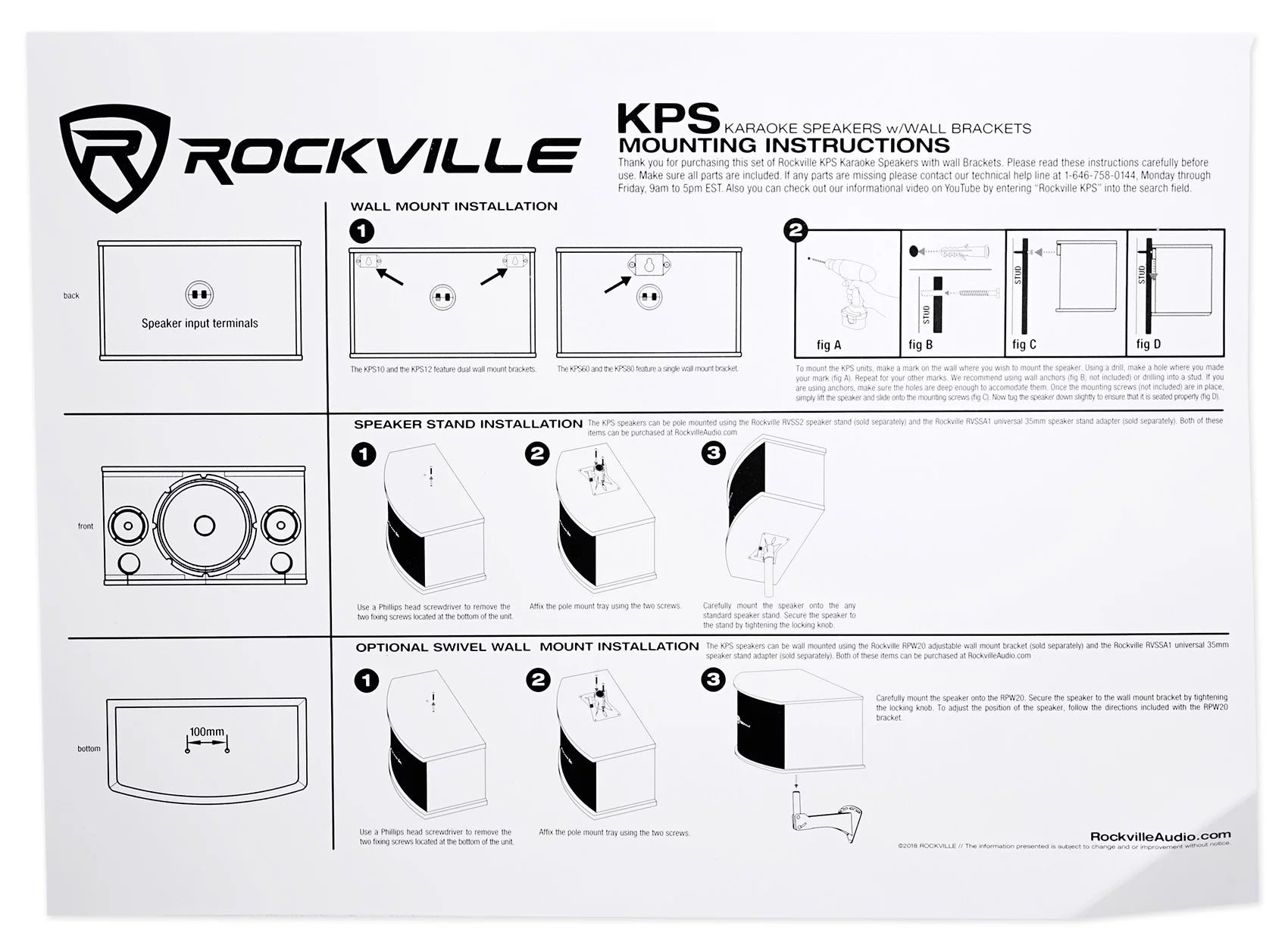 12" 3-Way 1600W Karaoke Speakers with Amplifier and Wireless Mics H29110