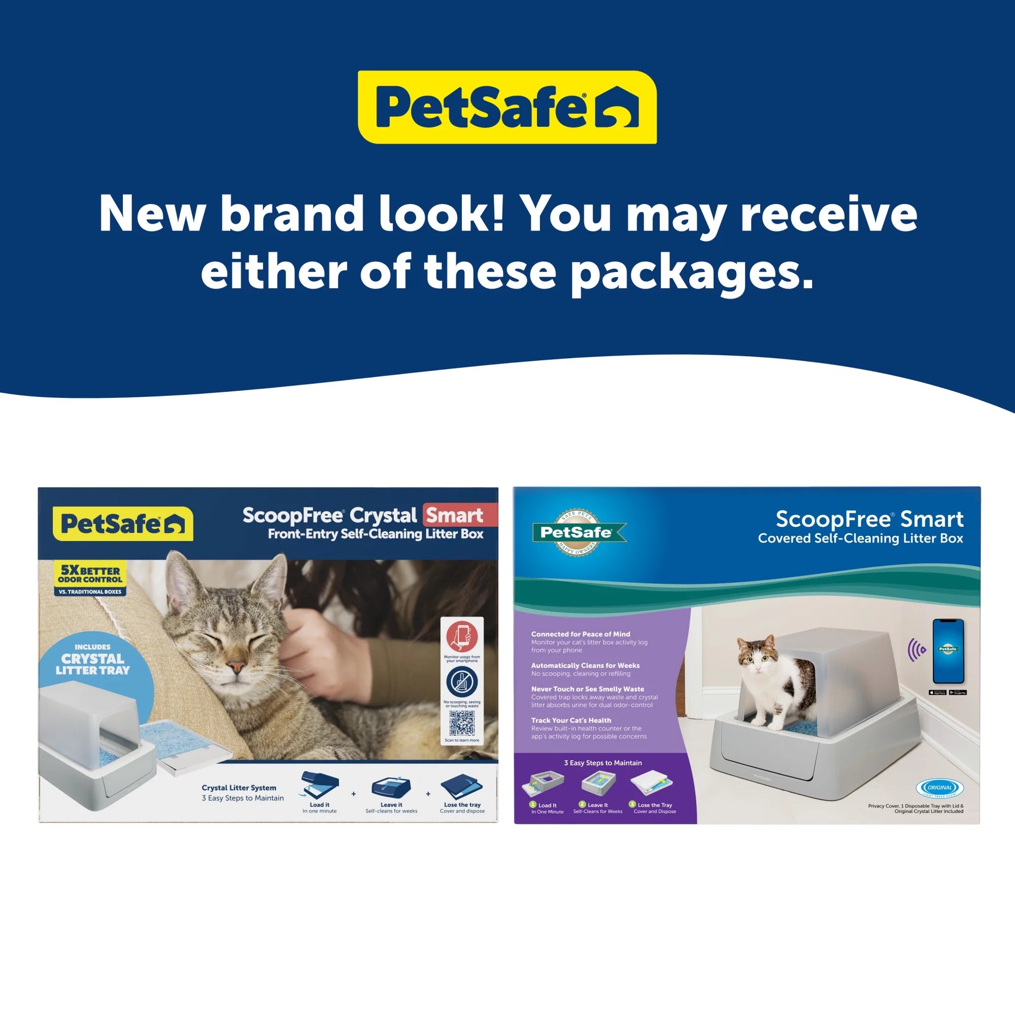 Self-Cleaning Cat Litter Box with Smart App, Front-Entry F4612
