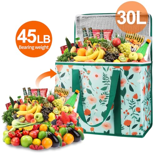 Insulated Food Delivery Bag Hot Cold Meal Carrier Cooler Tote K646948