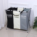 Homemart Laundry Hamper Sorter,145L Large 3 Section Laundry Basket 600D Oxford Fabric with Wheels,Lids and 3 Removable Bags for Laundry Bedroom Bathroom Clothes Strorage