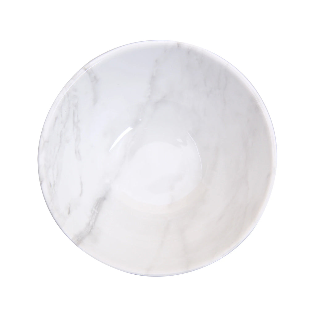 12-Piece Grey and White Marble Dinnerware Set X2249