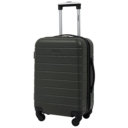 Smart Luggage Set with Cup Holder and USB Port, 20-Inch Carry-On K967