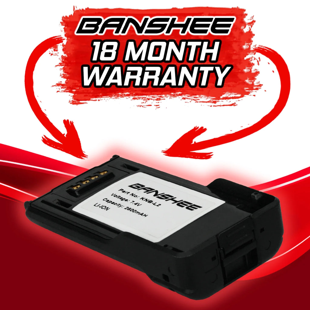 Battery Replacement for Kenwood VP5000 TK-5430 VP6230 NX-5400 X38843