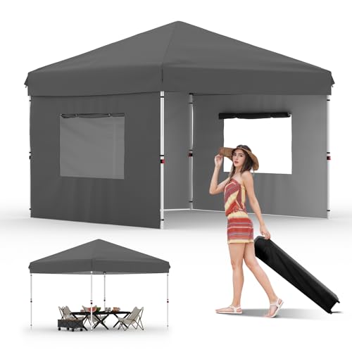 Pop Up Canopy Tent with Roller Bag and Adjustable Height O962