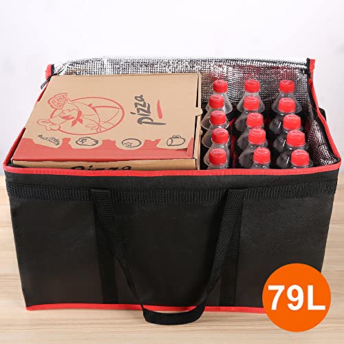 Insulated Food Delivery Bag Hot Cold Meal Carrier Cooler Tote K646948