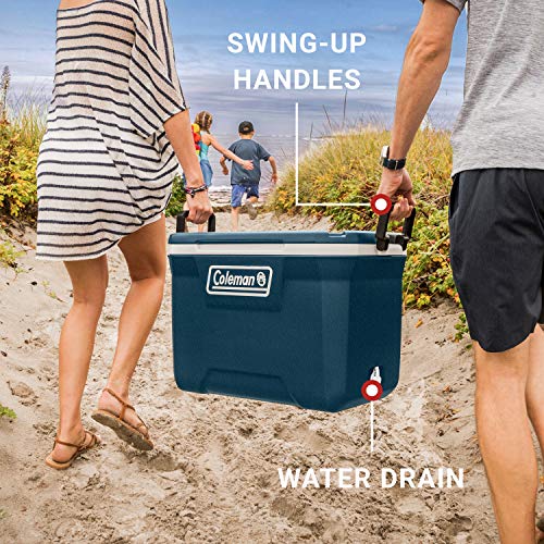 Insulated Portable Hard Cooler, Leak-Resistant, Keeps Ice up to 5 Days V620