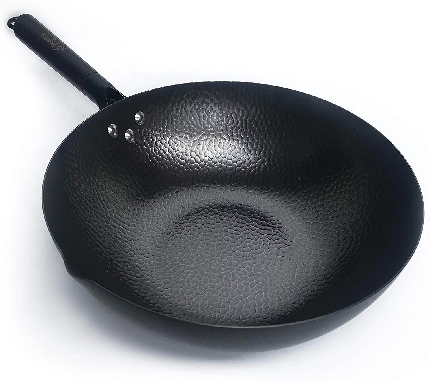 Carbon Steel Wok for Electric, Induction and Gas Stoves D189
