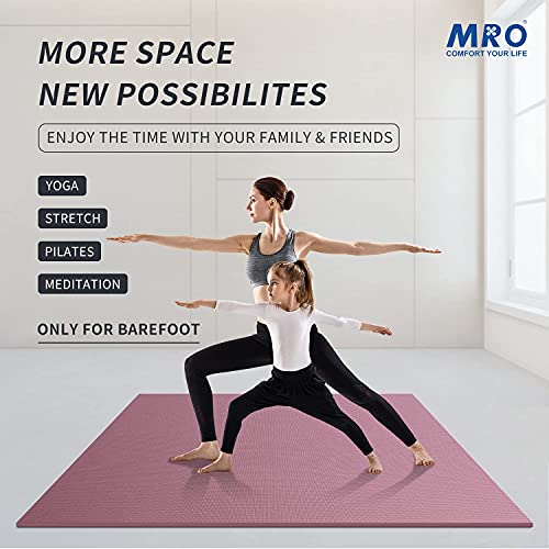 Extra Large Yoga Mat 12x6 ft Non-Slip Thick Exercise Mat for Home Gym Workout Z54498