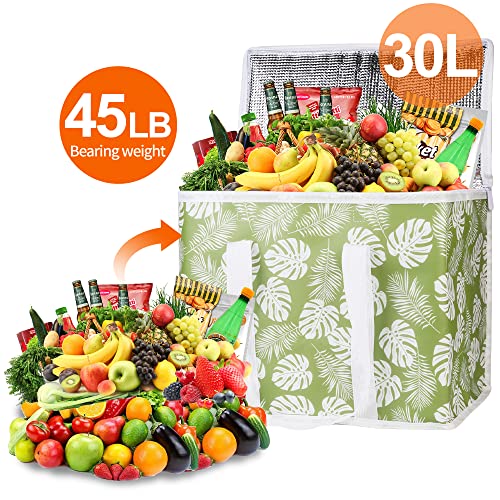 Insulated Food Delivery Bag Hot Cold Meal Carrier Cooler Tote K646948