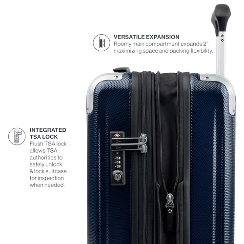 Hardside Expandable Carry-On Luggage with 8 Spinner Wheels, 21 Inch N246