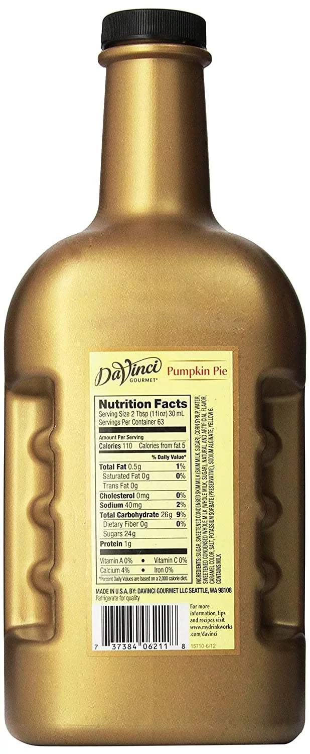 Pumpkin Pie Sauce, 64 Ounce Bottle F82337
