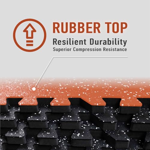 Exercise Mats 24 Sq Ft Interlocking EVA Foam for Home Gym I7577