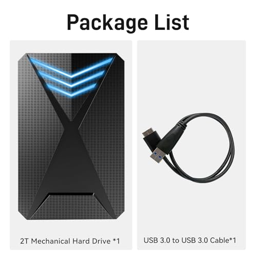 Retro Game Console Hard Drive 2T with 18 Emulators, 4280 Plug and Play Games for PC B3488