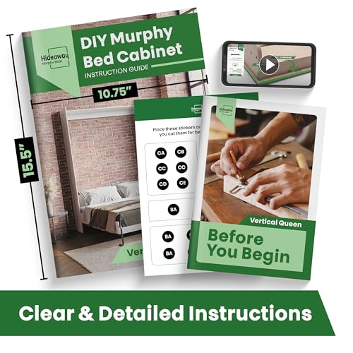 Queen Vertical Murphy Bed Hardware Kit with Bonus Tools L8760