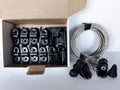 Espalar Surface Mounted Heavy Duty Universal Espalier/Trellis Kit for climbing plants, vines and greenwalls (wire included).