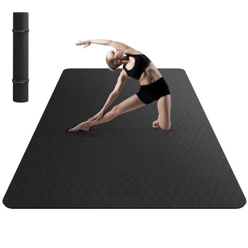 Extra Large Yoga Mat - 72x48, 1/4 Inch Thick, Non-Slip, Eco-Friendly L753346