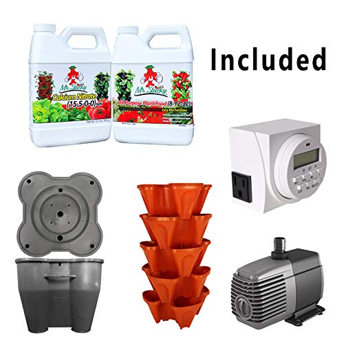 Automatic Self Watering Vertical Tower Garden System for Indoor or Outdoor Use T6424