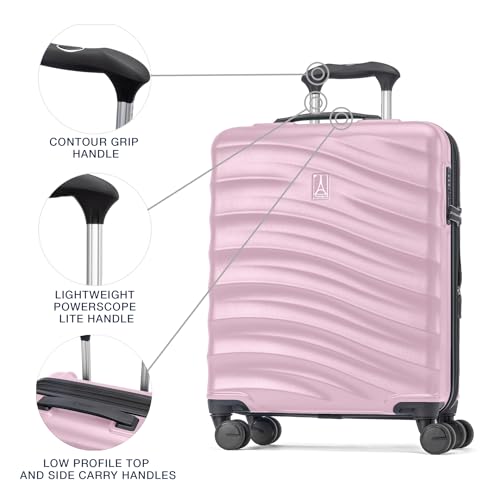 Hardside Expandable Carry-On Luggage with 8 Spinner Wheels and TSA Lock J560758