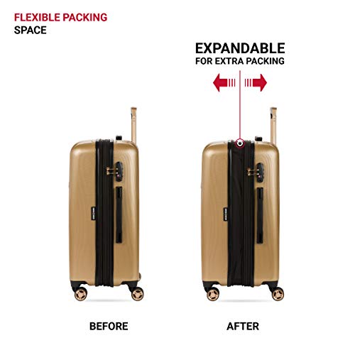 Expandable Hardside Carry-On Luggage with Spinner Wheels and TSA Lock F31623