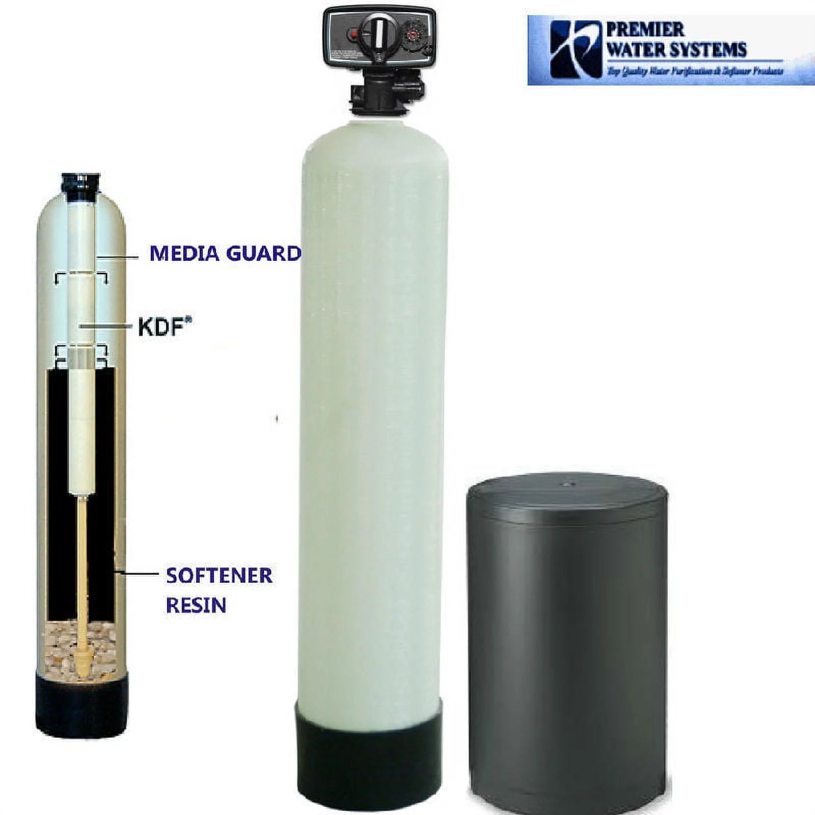 Whole House Water Softener with Iron Removal F7675
