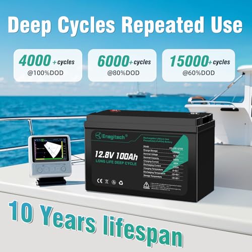 12V 100Ah LiFePO4 Battery for RV, Marine, Solar, Off-Grid V219750