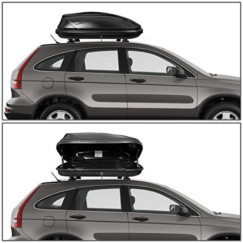 Heavy Duty Rooftop Cargo Carrier Lockable ABS, 110 LBS F238546