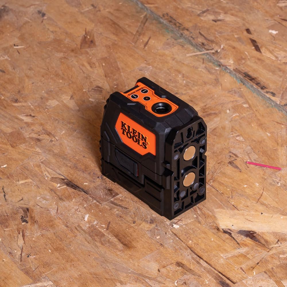 Self-Leveling Laser Level, Rechargeable, Cross-Line with Magnetic Mounting Clamp E839
