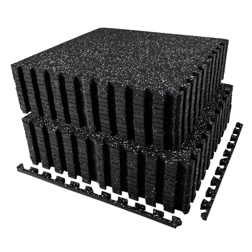 Exercise Mats 24 Sq Ft Interlocking EVA Foam for Home Gym I7577