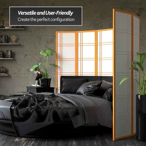 6 Panel Honey Room Divider X65165