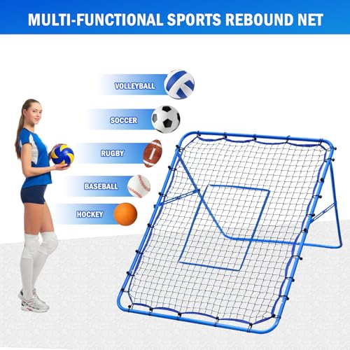 Volleyball Baseball Softball Rebounder Net for Outdoor Indoor Training L56619