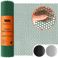 MAPORCH Green Plastic Wire Mesh Fence 15.7IN x 10FT Roll - Ideal for Poultry, Dogs, Rabbit, Snake Barrier & Gardening - Durable Plastic Chicken Wire Mesh - Versatile Plastic Fencing & Netting Solution