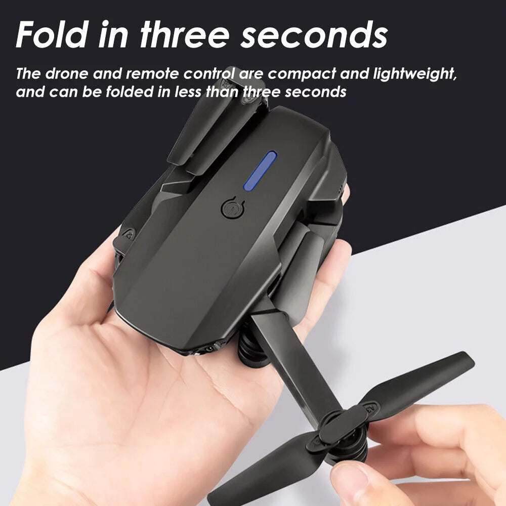 4K HD Dual Camera RC Drone with WiFi FPV, 4 Batteries Included P729255