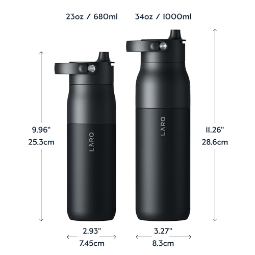 Insulated Stainless Steel Water Bottle 34oz with Silicone Handle L348874