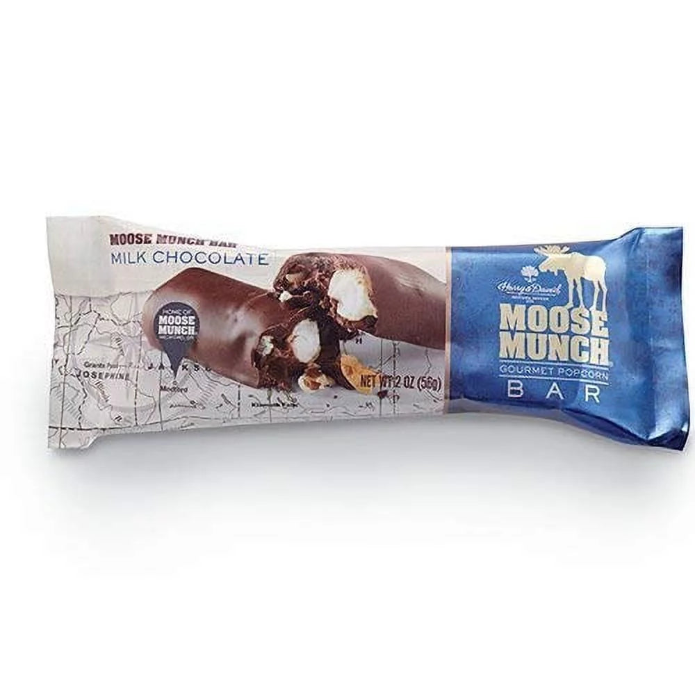Milk Chocolate Moose Munch 2 Oz Bar 6ct Box E345