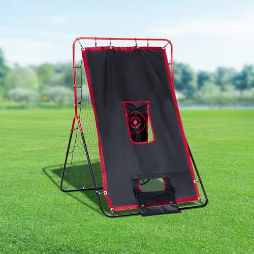 Baseball and Softball Rebounder Net with Pitching Target K192266