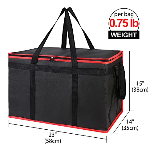 Insulated Food Delivery Bag Hot Cold Meal Carrier Cooler Tote K646948