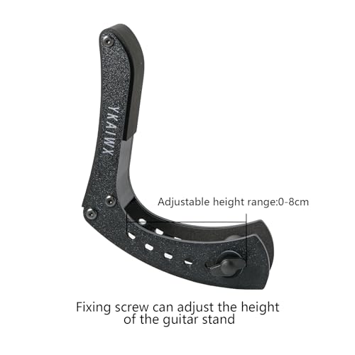 Adjustable Electric Guitar Footrest, Ergonomic Black Stand T7869