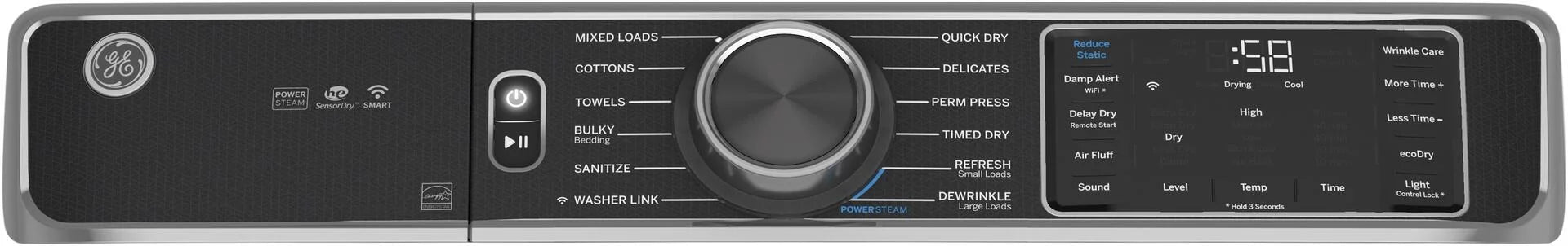 28" Wide 7.8 Cu Ft Electric Dryer - White V677