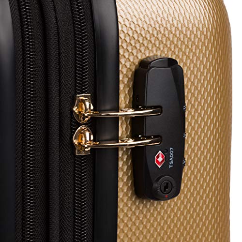 Expandable Hardside Carry-On Luggage with Spinner Wheels and TSA Lock F31623
