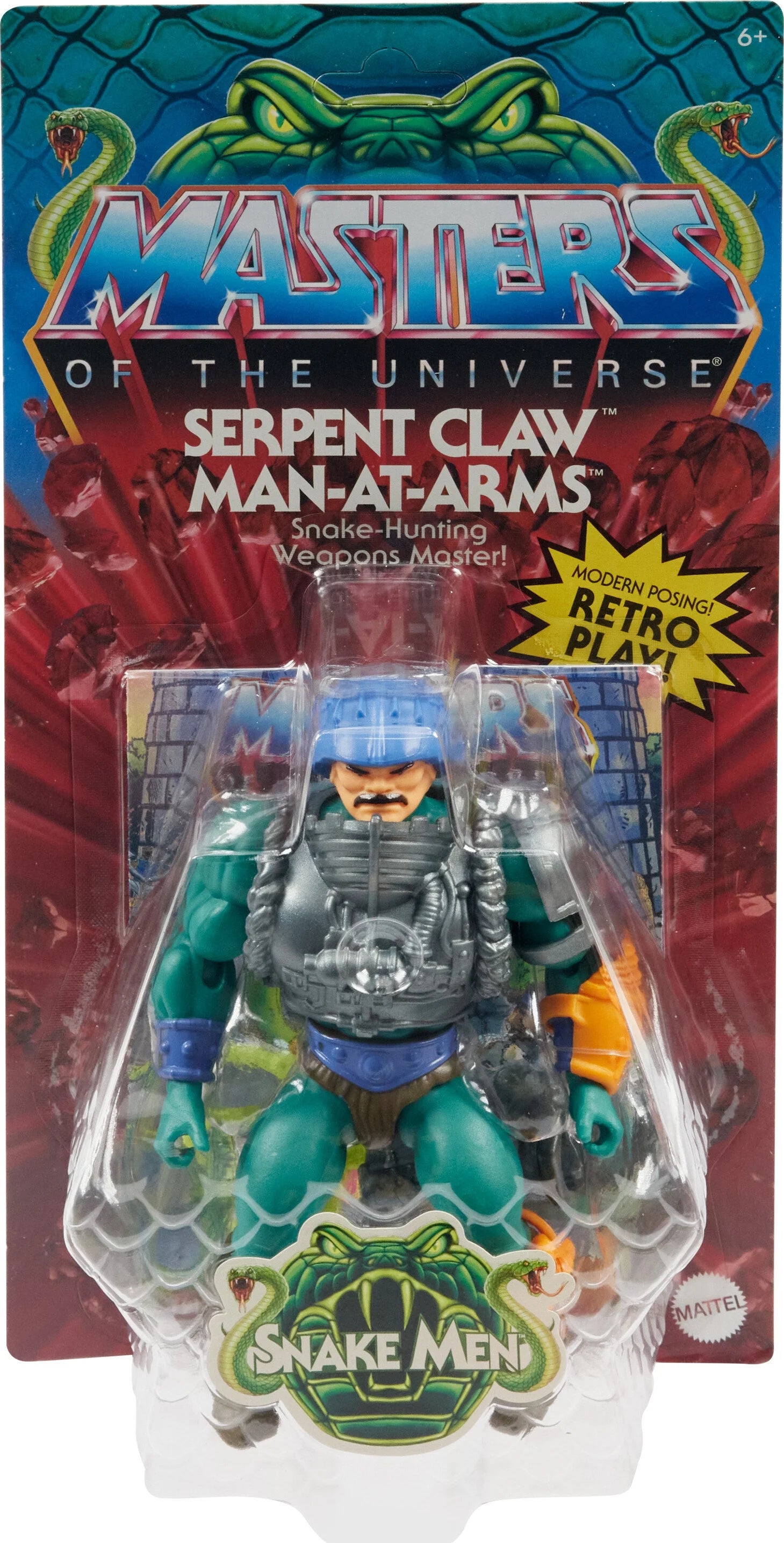 Man-at-Arms Action Figure with Accessory, Posable 5.5 Inch W816818