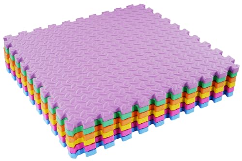 Puzzle Exercise Mat with EVA Foam Interlocking Tiles for MMA, Gymnastics and Home Gym N211438
