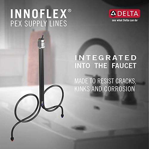 Brushed Nickel Bathroom Faucet with Pop-Up Drain W8724