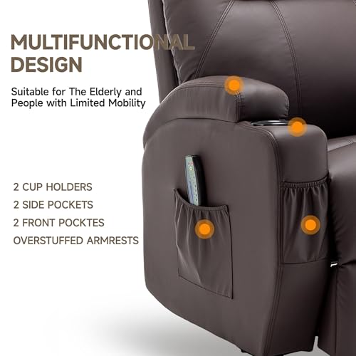 Rocking Recliner Chair with Massage and Heat E368