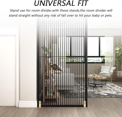 Folding Room Divider Stand with Screws for Home Office K6733