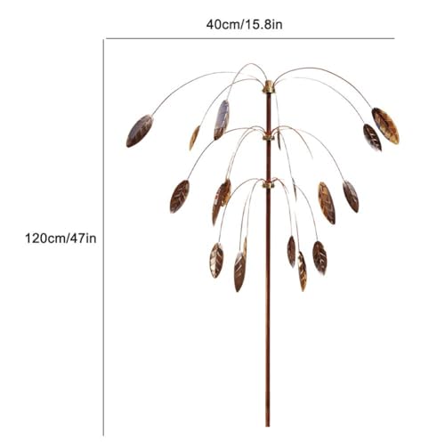 Metal Wind Spinners for Outdoor Yard Art Decor I1403